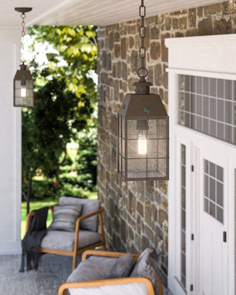 Victorian home outdoor lighting
