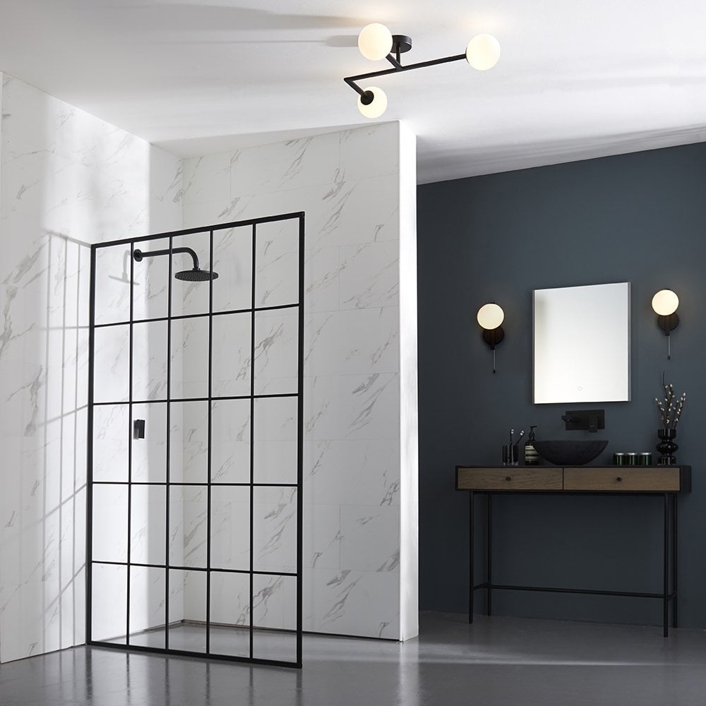 Deco Style bathroom lighting. safe and stylish.