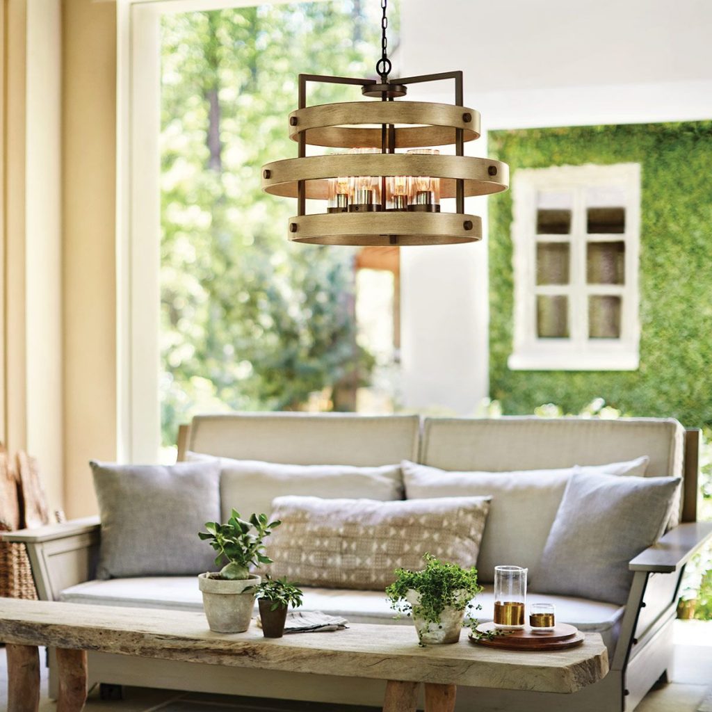 Wood pendant Light, a large luxury light designed to be an impressive statement