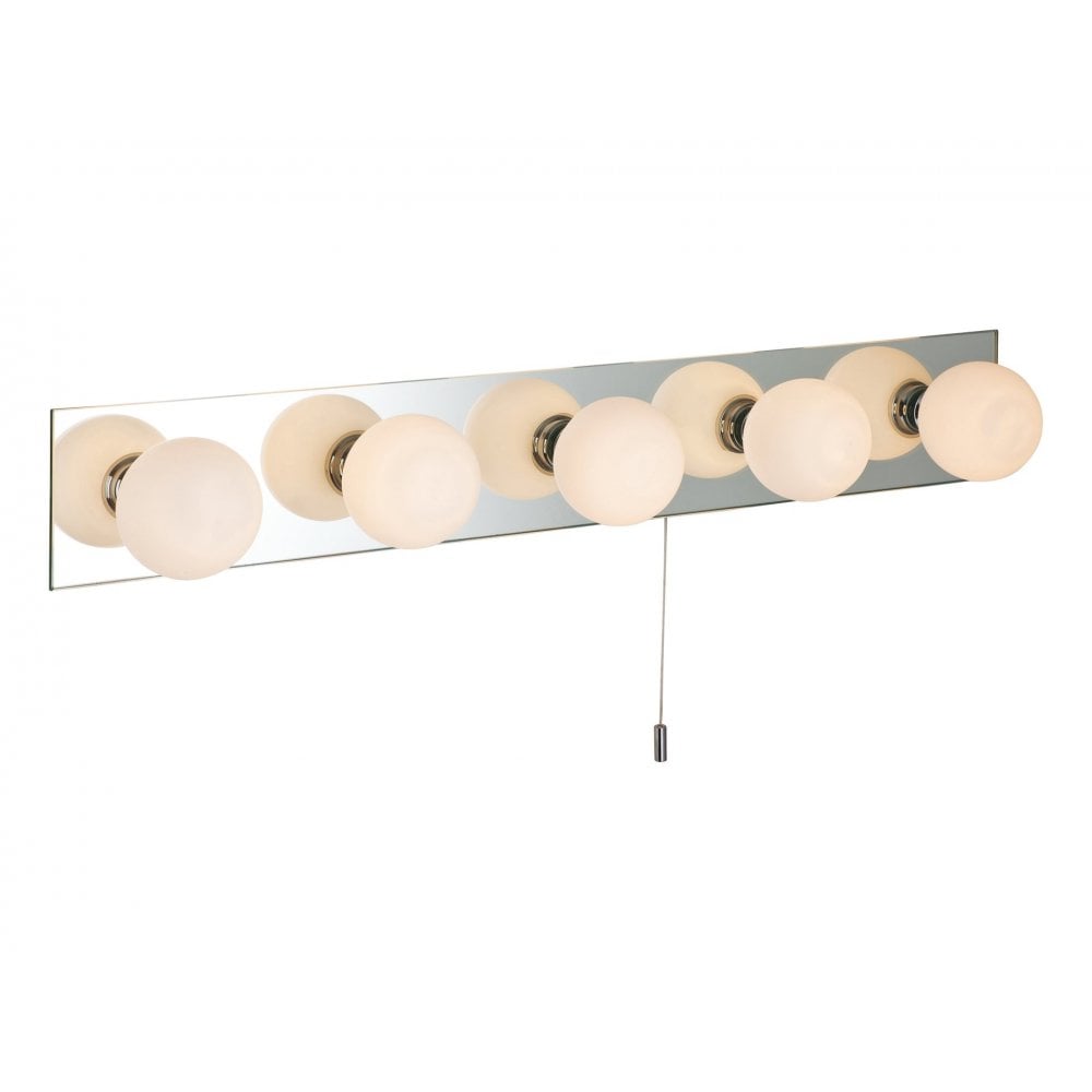 a strip light with five bulbs to be used beside mirrors