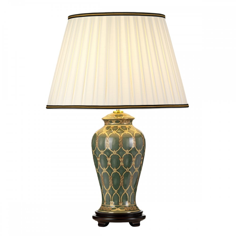 a large bold statement lamp in a traditional style suited to period properties