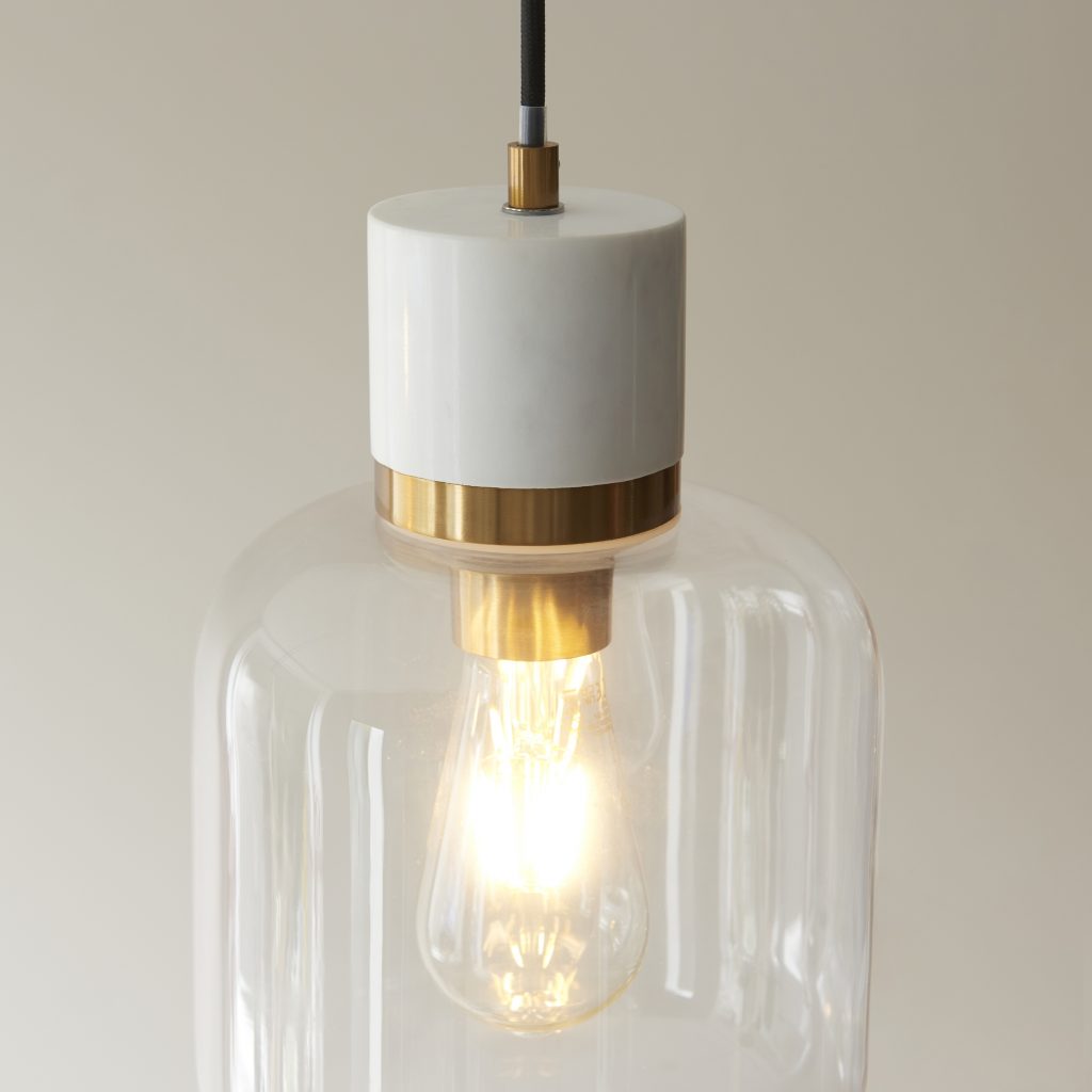 white marble pendant pendant light