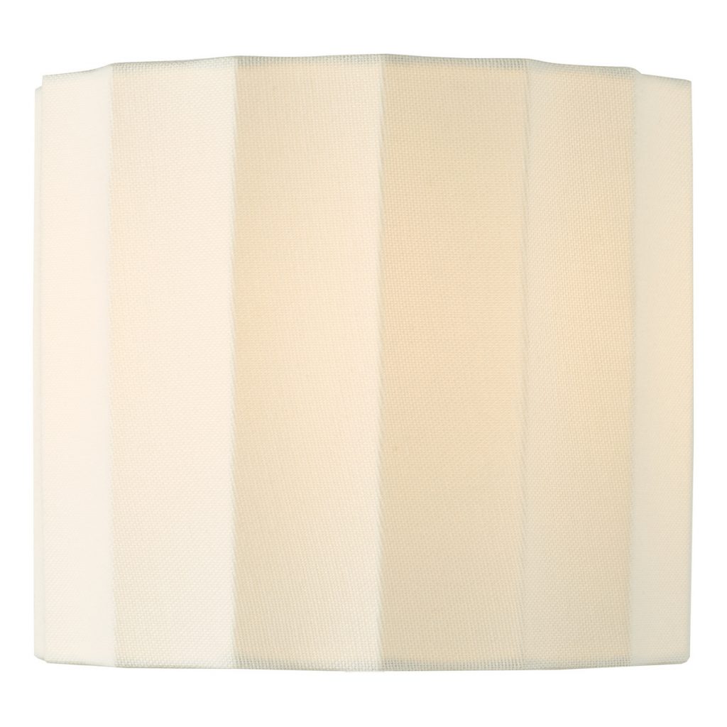 a scalloped drum lampshade
