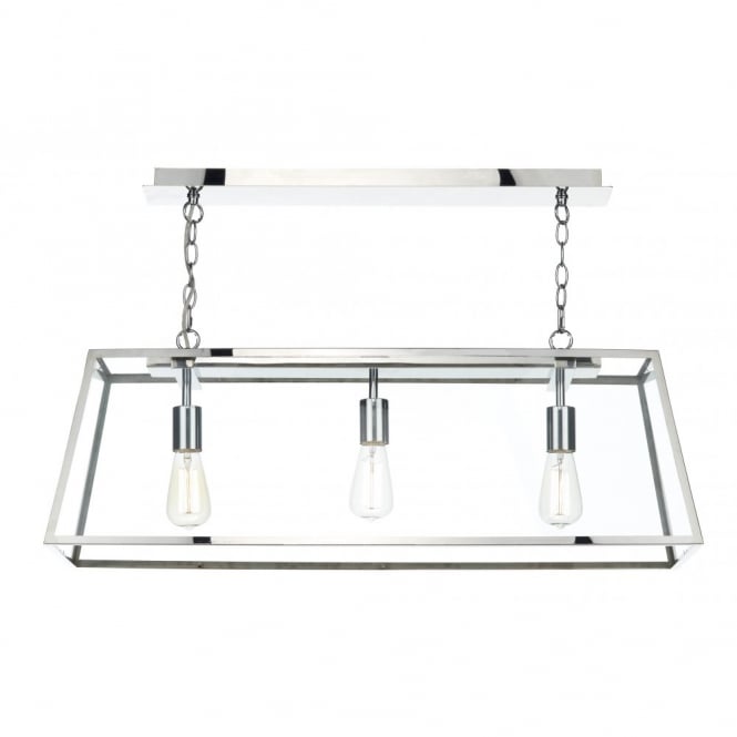 ACADEMY 3 light pendant (steel)