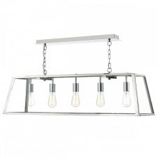 ACADEMY Steel Ceiling Light a Linear Shaped Glass Box Pendant Light fitting.