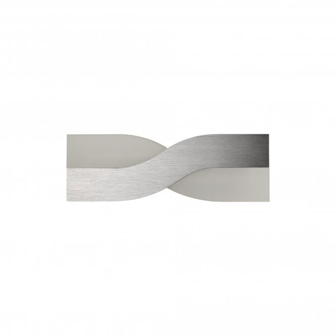 ADA brushed aluminium and frosted white LED wall light with 3 year warranty