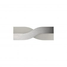 ADA brushed aluminium and frosted white LED wall light with 3 year warranty