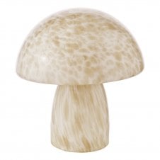white glass mushroom table lamp