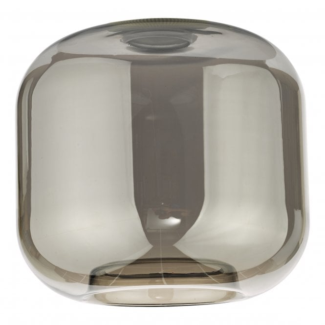 Aiden Easy Fit Ceiling Shade Smoked Glass 18cm
