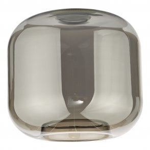 Aiden Easy Fit Ceiling Shade Smoked Glass 18cm