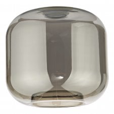 Aiden Easy Fit Ceiling Shade Smoked Glass 18cm