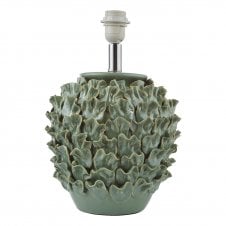 green ceramic table lamp