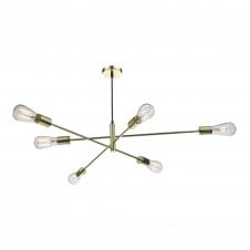 ALANA 6 Light Pendant Polished Gold