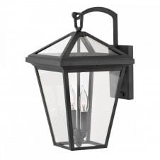 ALFORD PLACE 2 Light Medium Wall Lantern in Matte Black