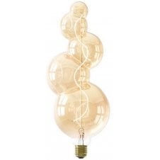 large gold glass LED light bulb