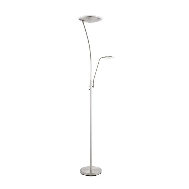 ALLASIO Mother & Child LED Floor Lamp Satin Chrome
