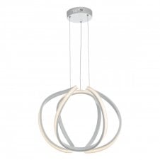 modern matte white LED ceiling pendant light