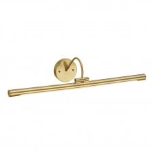 ALTON large LED picture light in brushed brass