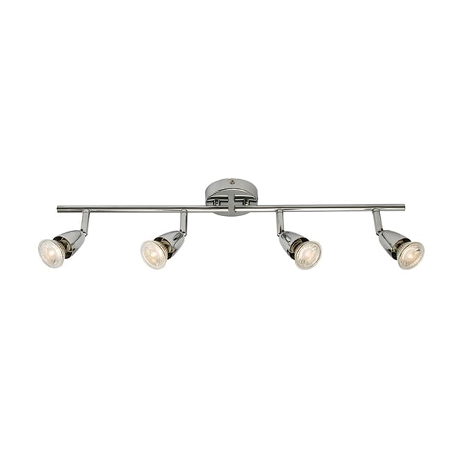 AMALFI 4 light polished chrome spotlight bar