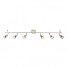 AMALFI 6 light spotlight bar in white finish