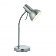 AMALFI Desk Lamp Steel with USB Charging Port and Switch