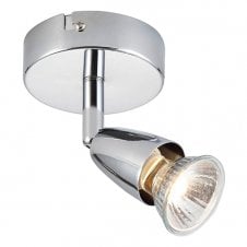 AMALFI single spotlight in polished chrome
