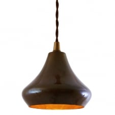 AMINA Single Moroccan Pendant Antique Brass