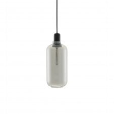 AMP large black and smoked glass ceiling pendant