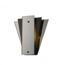 ANTLANTIS Deco Fan Wall Light Mirror and Black