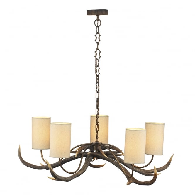 ANTLER stag ceiling pendant light