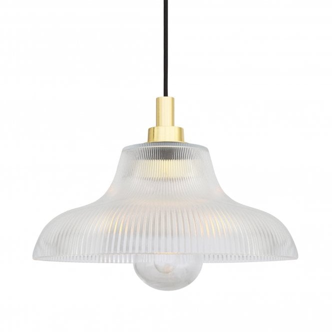 AQUARIUS Industrial Pendant Light | Polished Brass | IP65