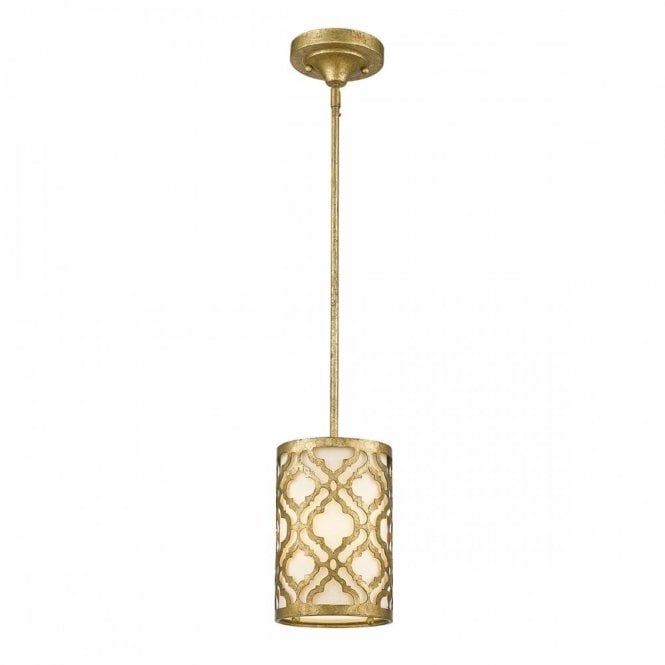 ARABELLA dual mount mini ceiling light in distressed gold