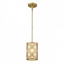 ARABELLA dual mount mini ceiling light in distressed gold