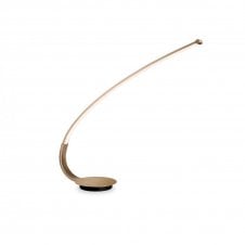 ARCO LED Table Lamp in Champagne Gold