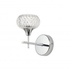 Aria IP44 Bathroom Wall Light in Polished Chrome