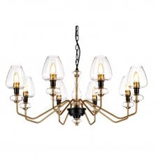 Large modern luxury light fitting a distinct elegant contrasting.