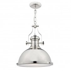 ARONA nautical style polished chrome ceiling pendant