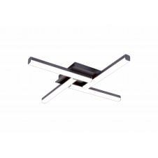 Modern LED bathroom ceiling light in black