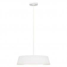 ASHER 5 light ceiling pendant in white with gold leaf inner