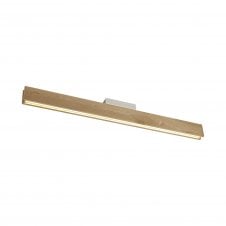 ASHER flush LED ceiling light in a sand oak finish with 3 year warranty