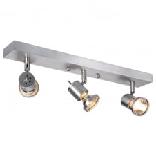 ASTO III triple ceiling & wall spot light (brushed aluminium)