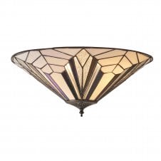 ASTORIA Tiffany flush ceiling light