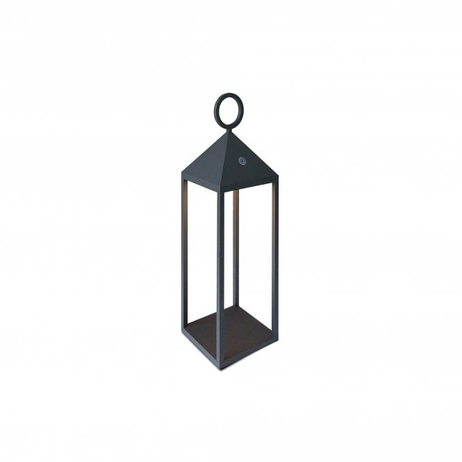 Astun Portable Lantern Small, Rated IP54, USB Charging Cable Included In Graphite