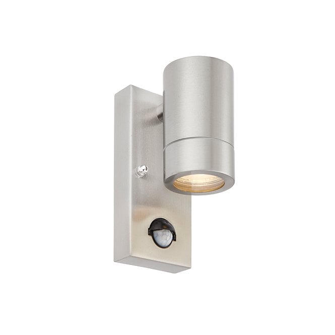 ATLANTIS PIR Outdoor Wall Spotlight in Marine Grade Stainless Steel