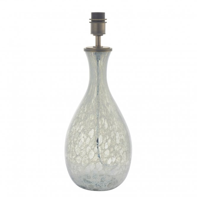 AURA Glass Table Lamp in White And Grey | Base Only