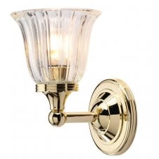 Gold Bathroom Wall Light | IP44 | Traditional Design