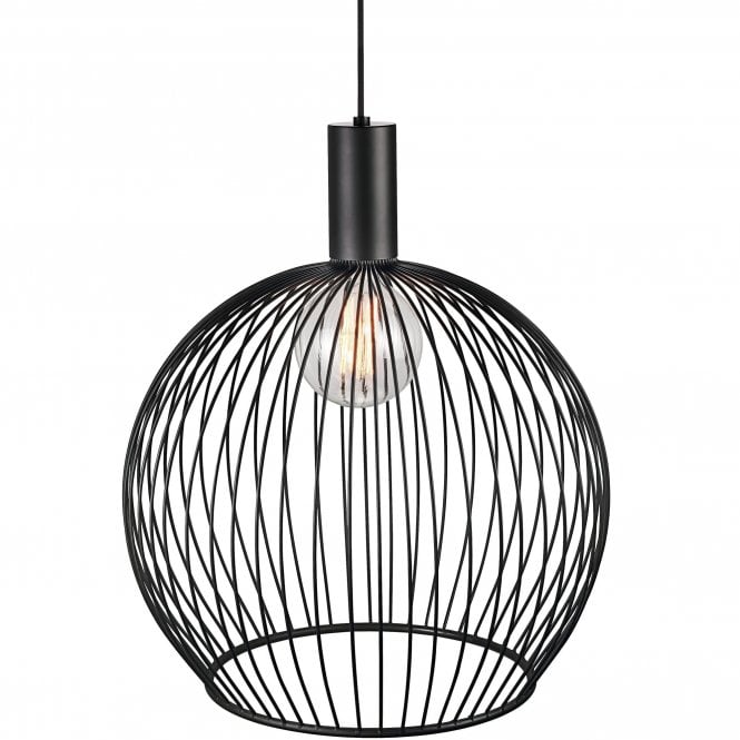 AVER 50 modern black frame ceiling pendant