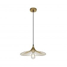 AVIARY Shallow 1 Light Ceiling Pendant in Gold