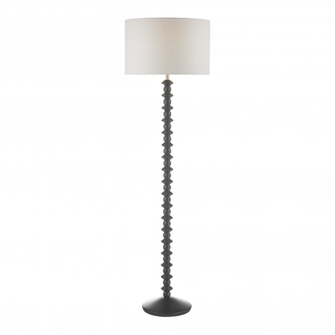 AZANA geometric black ash floor lamp base (base only)