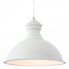 AZTEC rough sand ceiling pendant in white finish